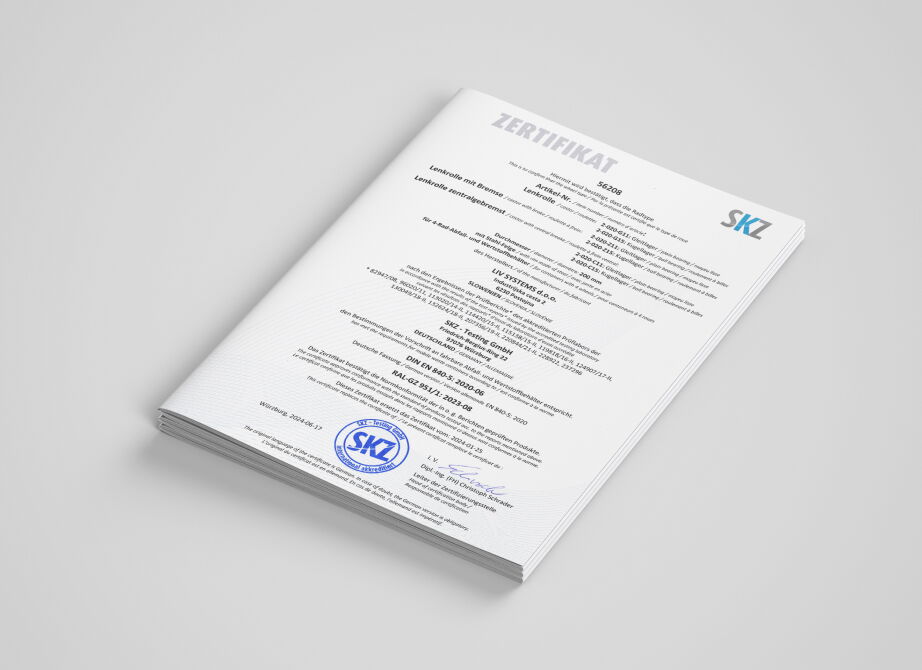 RAL-GZ 951/1 certificate