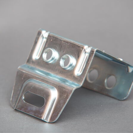 Zinc-plated stamped steel bracket