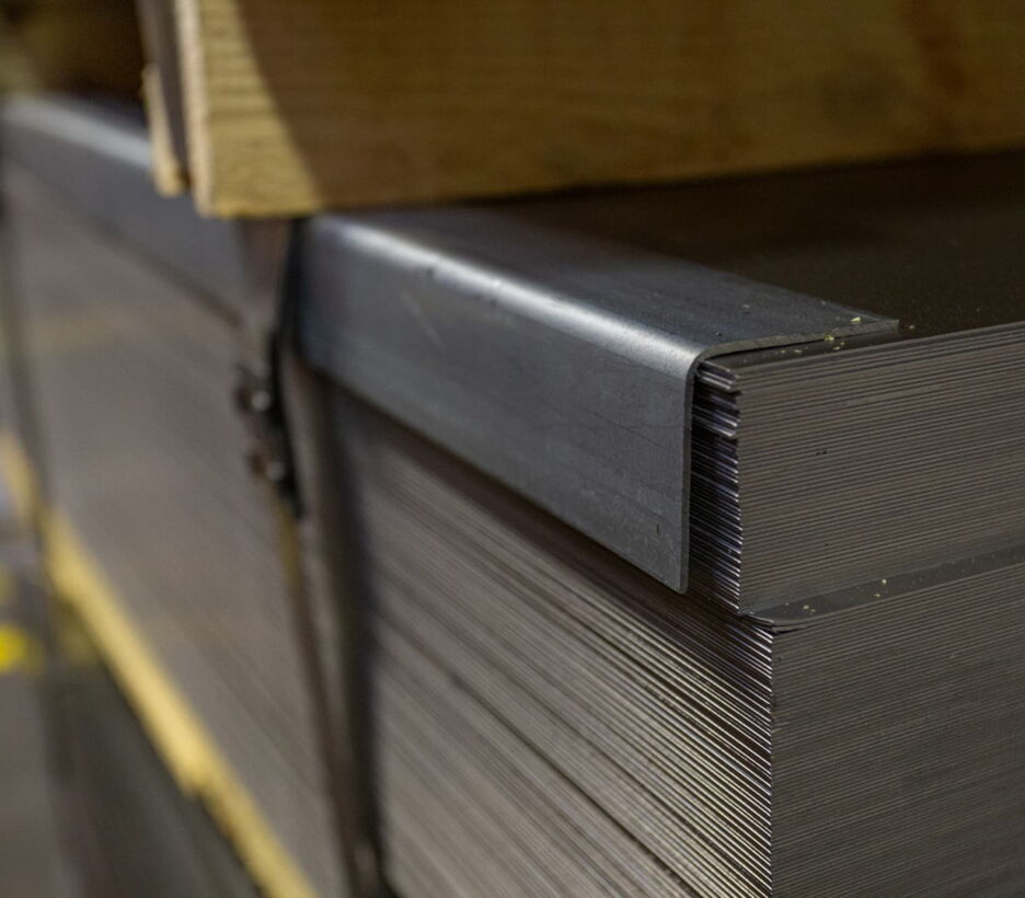 Stack of steel sheet blanks