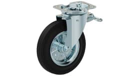 Waste bin castor