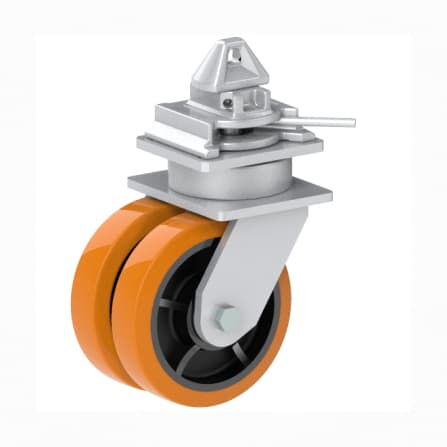 Kolo za ladijske zabojnike s “twist lock” zavornim sistemom
