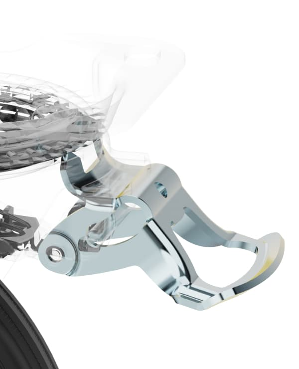 Short brake pedal