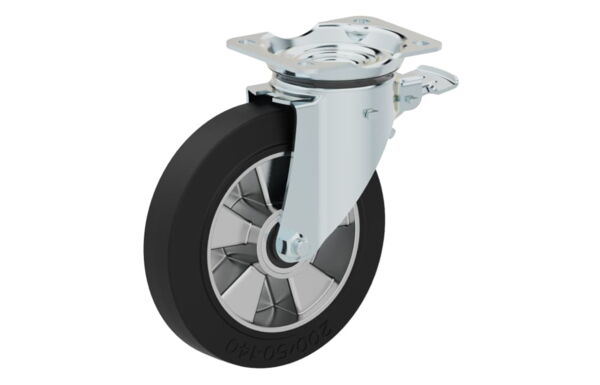 Heavy-duty fork with or without brake
