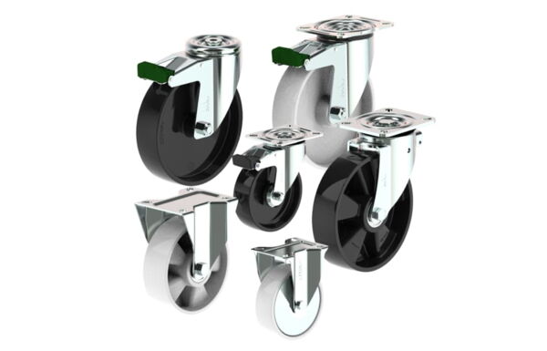Polyamide (PA6) castors