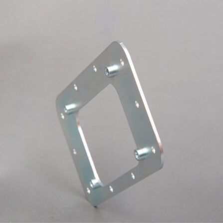 Zinc-plated stamped steel frame